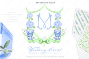 Hydrangea Chinoiseries Topiary, an Illustration by LABFcreations (Thumbnail 1 of 4)