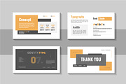 Modern brand guideline slide deck, a Presentation Template by Pavel_design (Thumbnail 4 of 4)