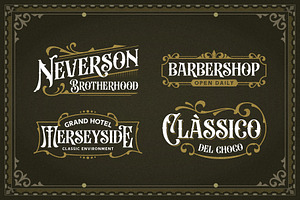 Beardsons - Layered Font