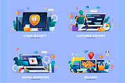 Flat Concepts Illustrations, a Finance Illustration by alexdndz (Thumbnail 4 of 10)