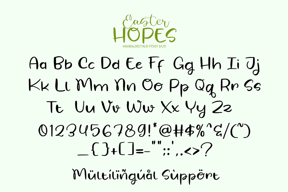 Easter Hopes, a Script Font by Creavibes Design (Photo 14 of 14)