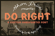 Do Right, a Font by Shon Price Fonts (Thumbnail 6 of 7)