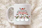 Merry Christmas Snowman PNG, an Illustration by Libby Wishes (Thumbnail 3 of 5)