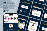 Client Testimonial - Instagram Post, a Social Media Template by UnicodeID (Thumbnail 1 of 5)