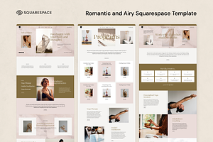 Squarespace Template: Balance