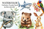 Australian Animals Sublimation Clipa, a Seasonal Illustration by Rose Art (Thumbnail 1 of 4)
