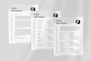 Simple Resume Cover Letter Canva