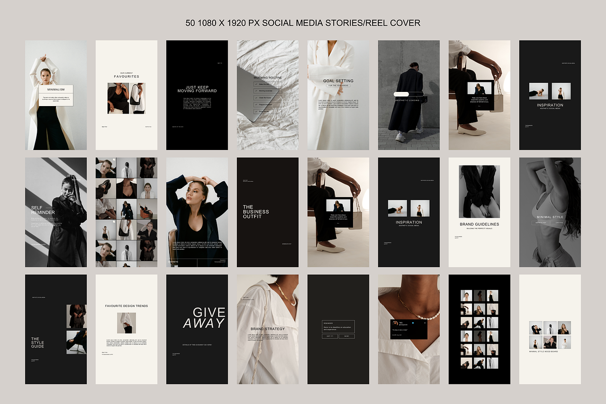 Minimal Instagram Stories - Canva, a Social Media Template by thebusinessoutfit (Photo 2 of 16)