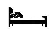Modern Bed Silhouette Bundle, a Graphic by Designer_Momina (Thumbnail 9 of 10)