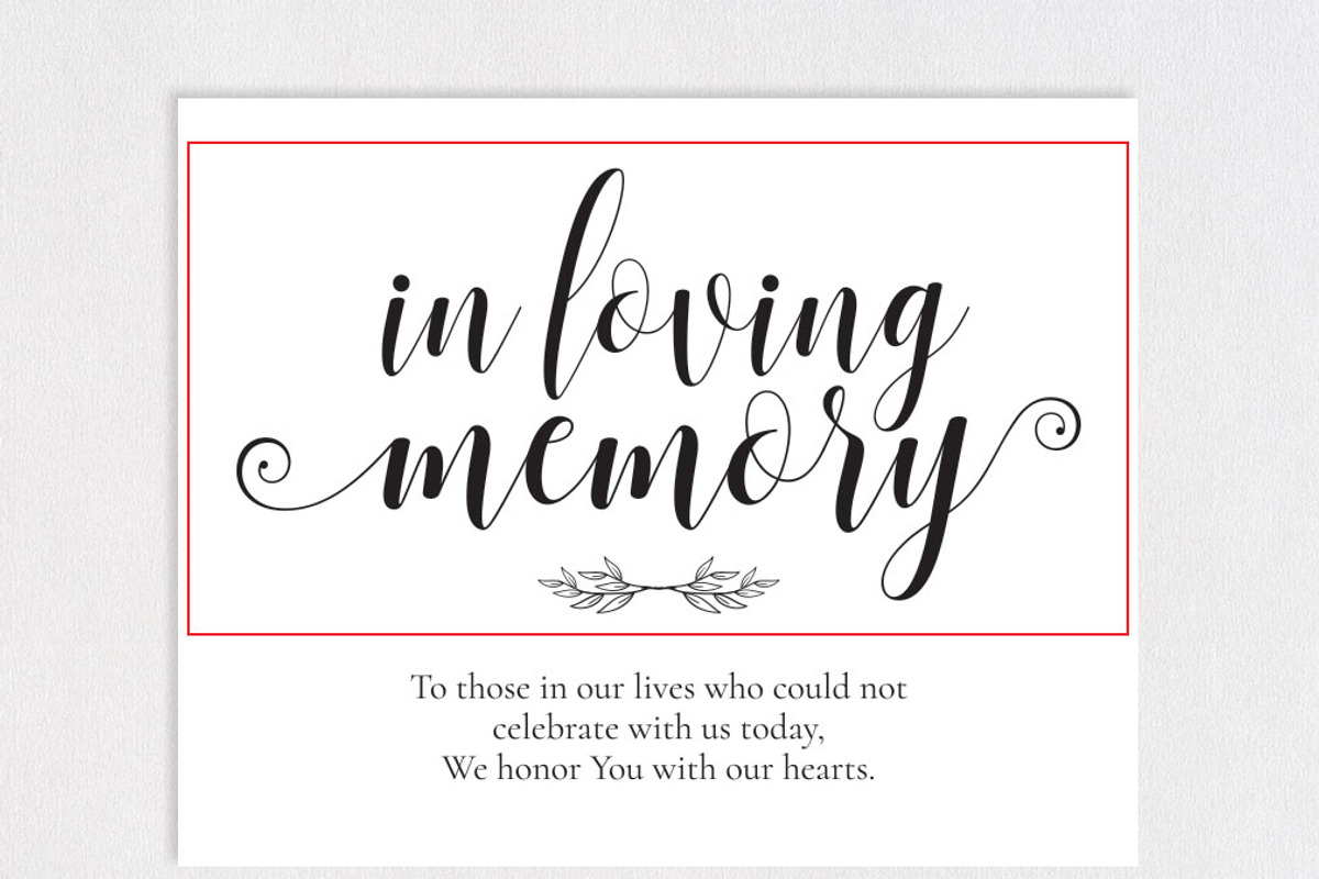 In Loving Memory SHR271, an Invitation Template by Shafura_Wedding
