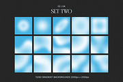 Blue Aura Gradient Backgrounds, a Texture Graphic by Studio K (Thumbnail 4 of 8)