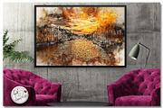 Watercolor River & Ocean Landscapes, an Illustration by Legacy4Life Designs (Thumbnail 4 of 4)
