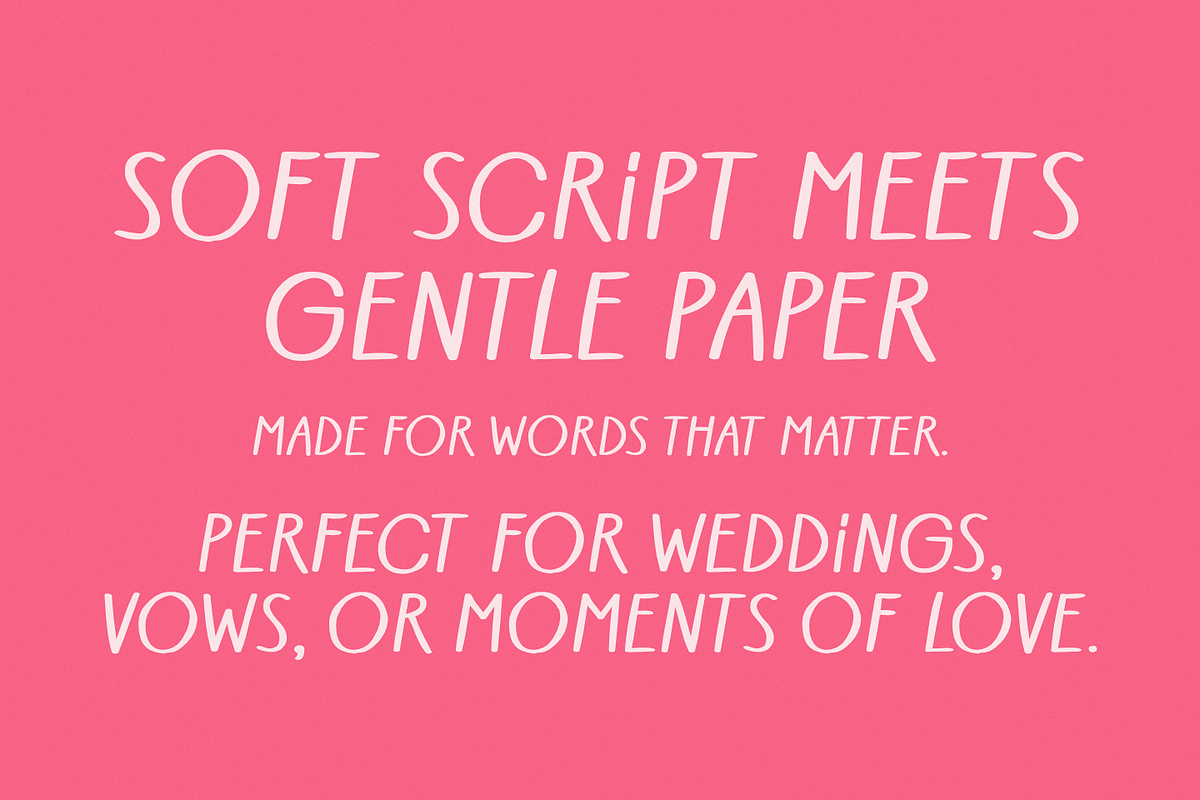 Loverynote – Soft Handwriting Font, a Handwritten Font by TypeTasty Font (Photo 4 of 10)
