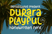 Durara Playful | Handwritten Font