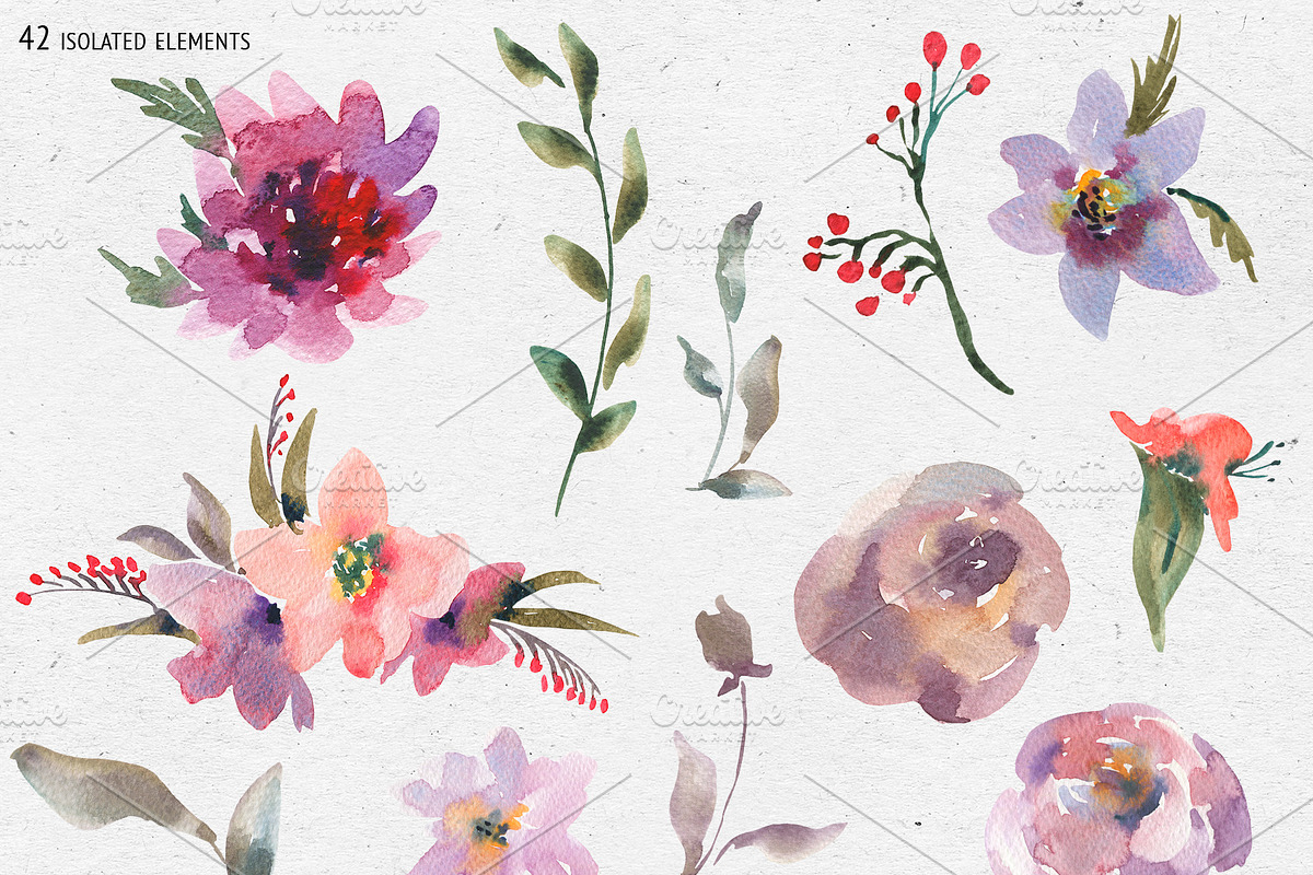 Modern Summer Flowers, an Illustration by Belusuab (Photo 4 of 14)