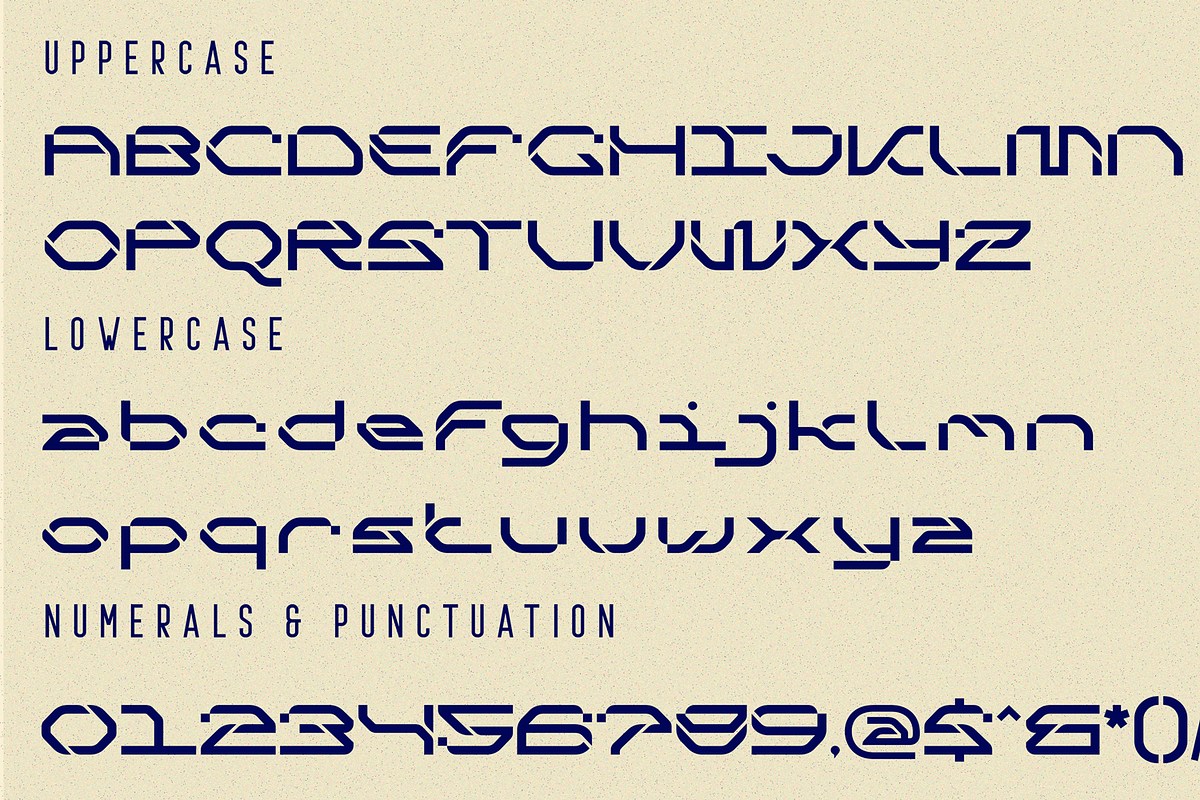 EXPLORE ACROSS - FUTURISTIC FONT, a Sans Serif Font by 177Studio (Photo 8 of 8)