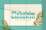 Bali Sunset - Unique Display Font, a Font by Kereatype (Thumbnail 12 of 14)