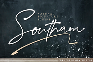 Southam Natural Signature Script