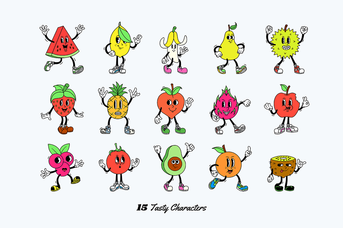 Cartoon Characters, The Bundle, an Illustration by The Isian (Photo 31 of 126)