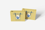 Paper Bag Mockup, a Merchandise Mockup by Indah (Thumbnail 3 of 6)