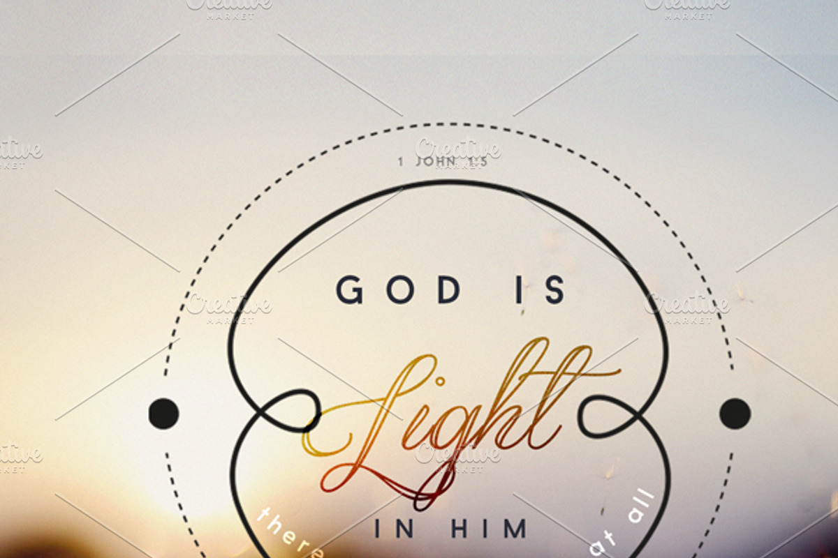 Christian Social Media Graphic Pack1, a Templates & Theme by Kreativity13 (Photo 2 of 3)