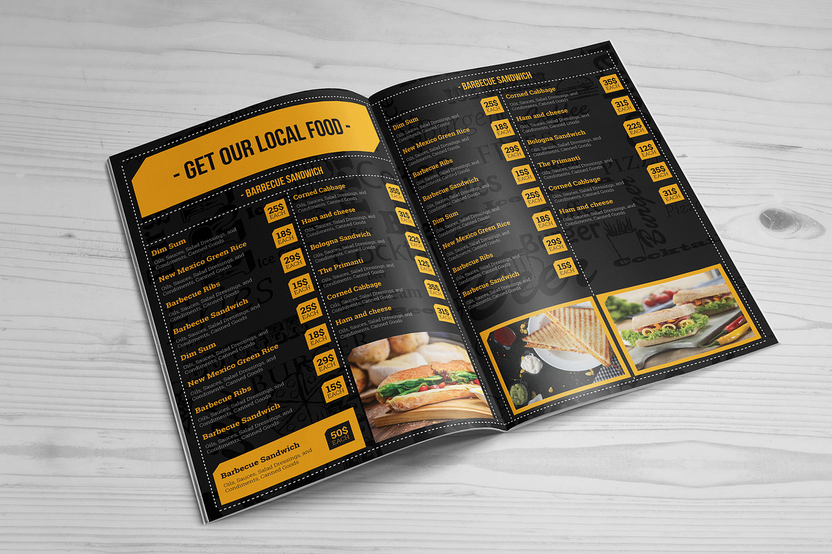 Special Food Menu Brochure -12 Pages, a Brochure Template by ZAAS (Photo 3 of 9)