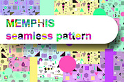 Memphis seamless pattern, a Pattern Graphic by artabramova (Thumbnail 1 of 5)