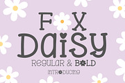 Fox Daisy Font, a Slab Serif Font by Fox7 By Rattana (Thumbnail 1 of 10)