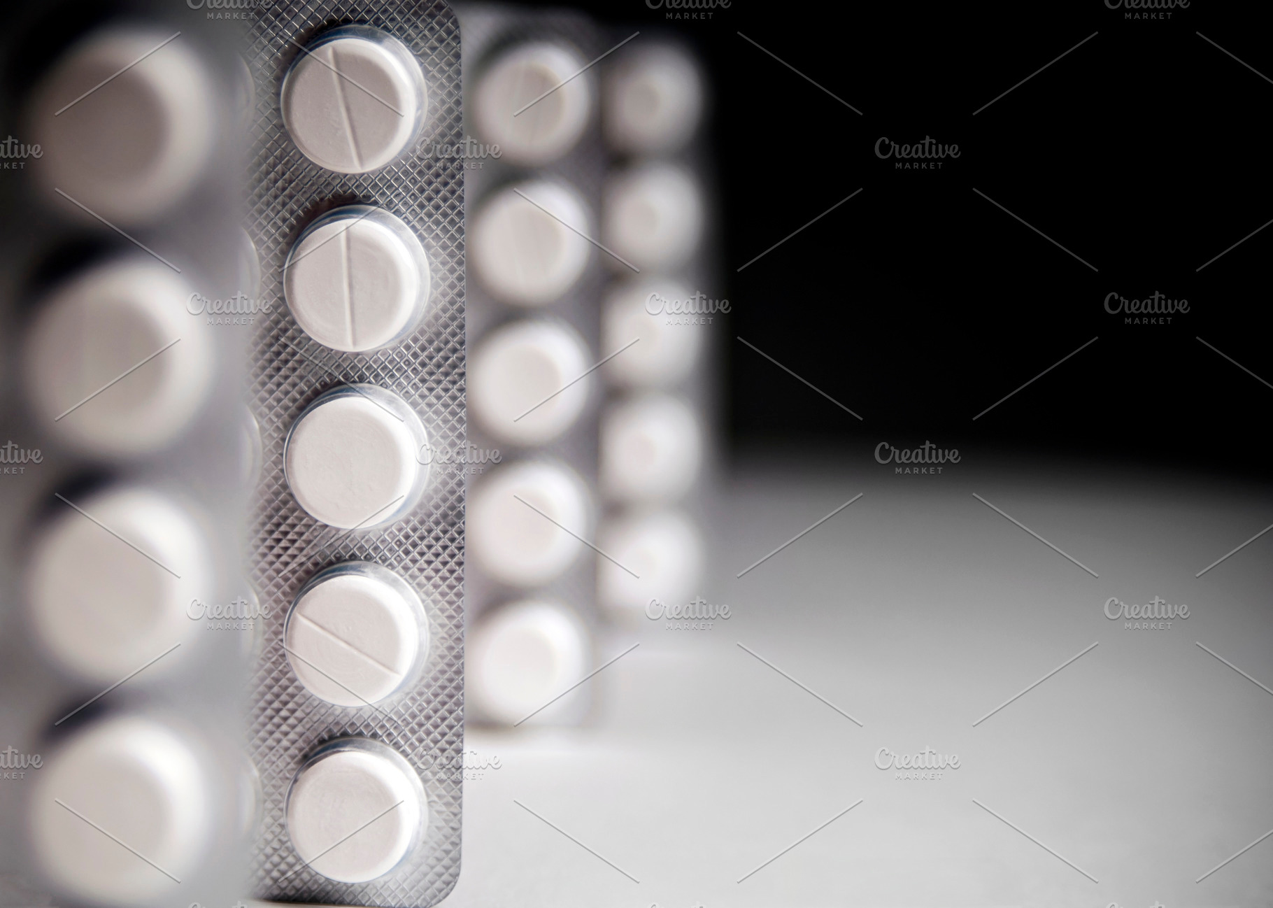 Generic Pills In Blister Pack, a Health & Medical Photo by THP Creative