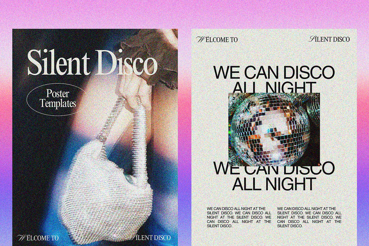 Disco Edit Canva Poster Templates, a Marketing Template by JZ Creative Space (Photo 3 of 3)