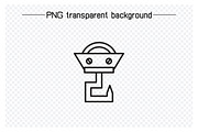 Industrial Crane Hook Line Icons, an Outline Icon by Designfour (Thumbnail 3 of 7)