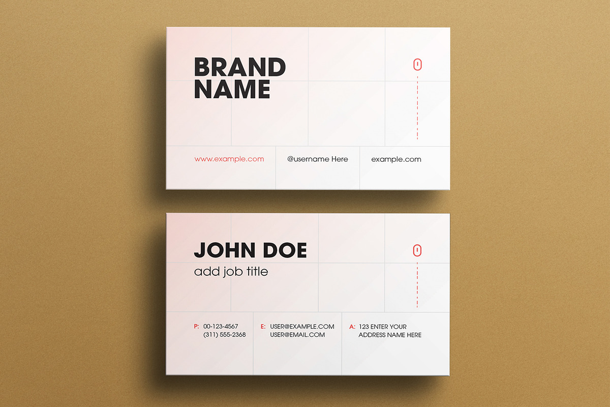 Modern Business Card Template Layout preview 3