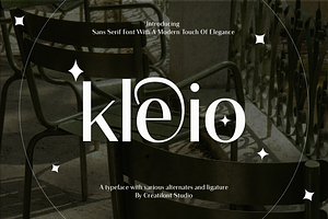 CF Kleio - Modern Elegant Sans