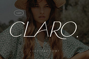 Claro - Elegant Font Family, a Sans Serif Font by AndrewPixelType (Thumbnail 1 of 14)