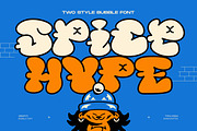Spice Hype - Street Bubble Grafitti, a Font by Typia Nesia (Thumbnail 1 of 12)
