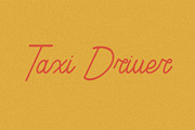 Taxi Driver I A Script Font, a Script Font by Taylor Penton (Thumbnail 2 of 4)