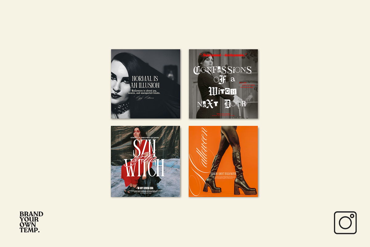 Halloween Canva Templates Instagram preview 8