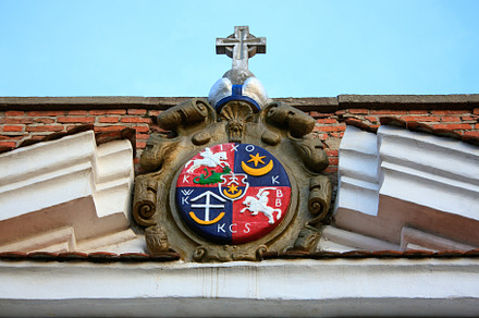 cross of the medieval castle, an Abstract Photo by Artsaba Family