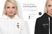 Women Hoodie Mock-ups Set FREE DEMO, a Books & Magazine Mockup by Apparel_Mockups (Thumbnail 15 of 24)