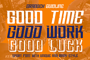 Grandex - Sport Font, a Sans Serif Font by RagamKata (Thumbnail 7 of 12)