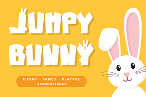 Jumpy Bunny - Funny Fancy Font