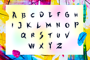 Paint Riot Splash Font