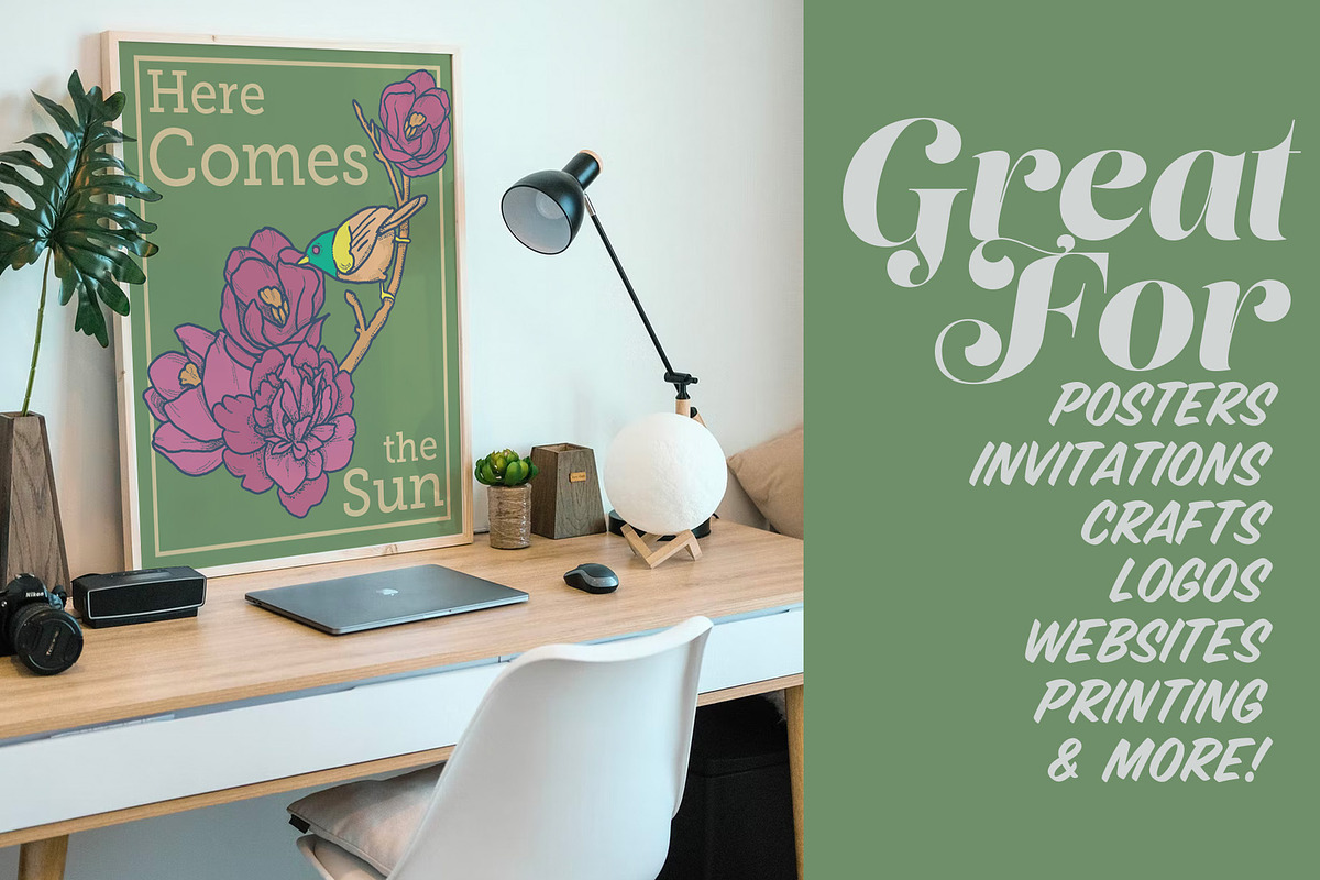 Retro Spring Flowers Bundle, an Animal Illustration by Phosphorus Design Co. (Photo 5 of 8)