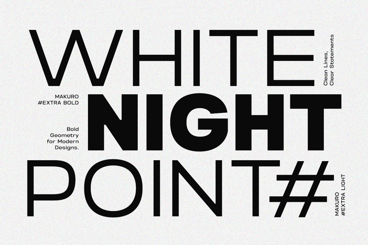 Makuro - Variable Geometric Font, a Sans Serif Font by Typeskets (Photo 4 of 12)