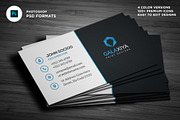 Modern Creative Business Cards, a Business Card Template by Galaxiya (Thumbnail 1 of 8)