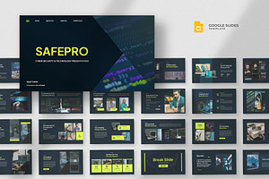 Cyber Security Google Slides, a Presentation Template by fluffstudio