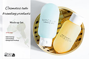 Cosmetic Tube Mockup Set, a Cups & Container Mockup by YuMyart (Thumbnail 1 of 5)