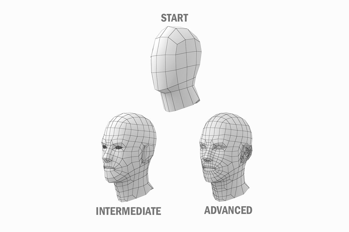 Male Low Poly Base Mesh Rest Pose, a Characters & Person 3D Model by VK Studio (Photo 6 of 9)