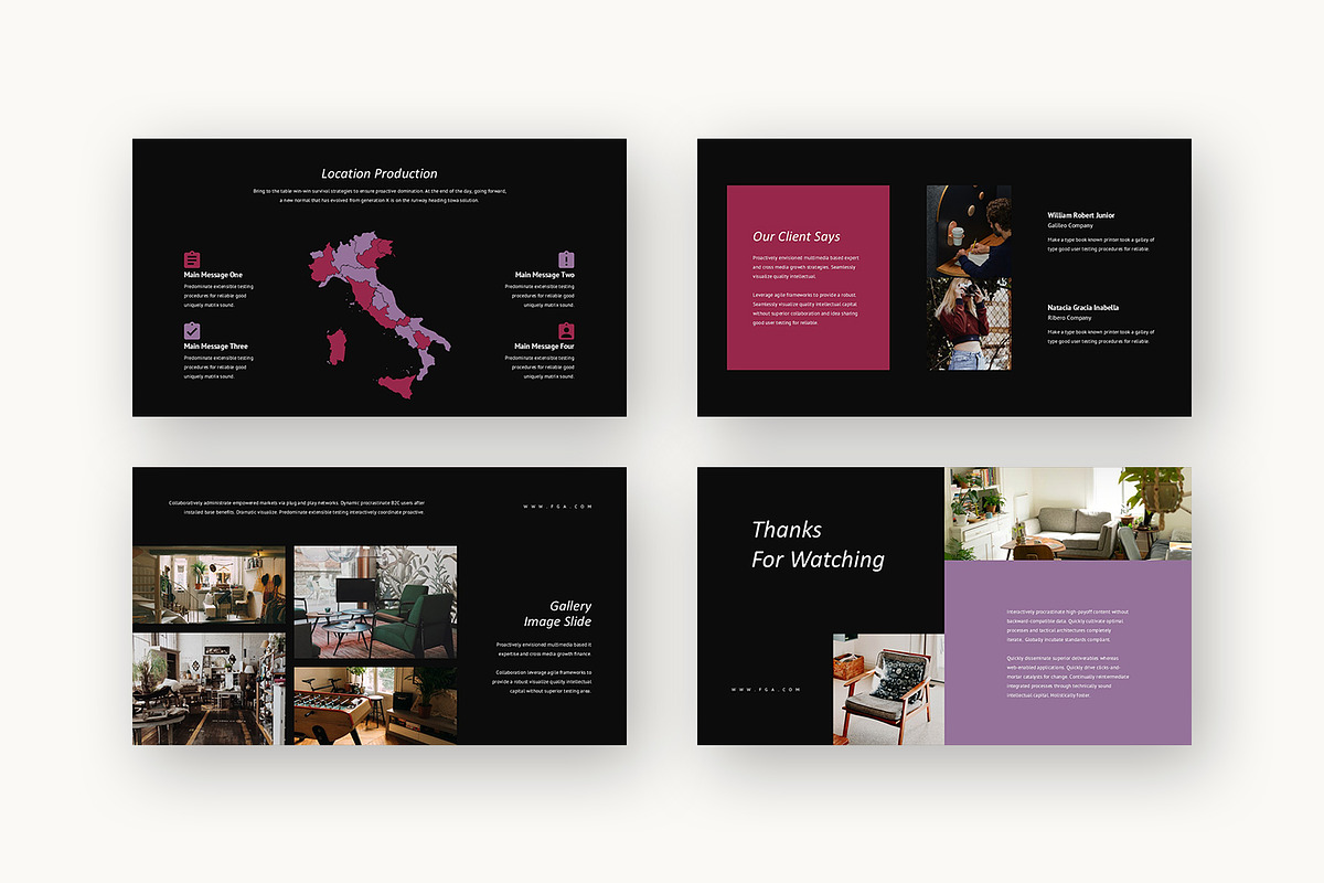 Fga : Interior Design Google Slides, a Presentation Template by Punkl Camp (Photo 15 of 16)