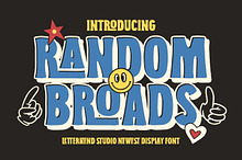 Random Broads Ligature Font